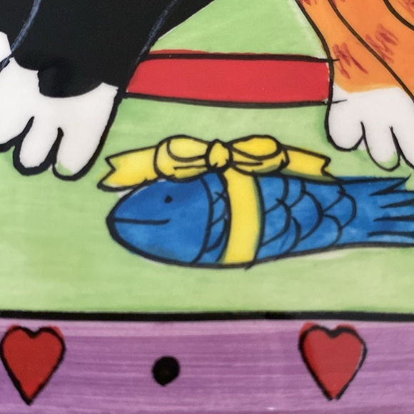 Catzilla Tile Art Trivet-Cats In Love - Picture 5 of 9